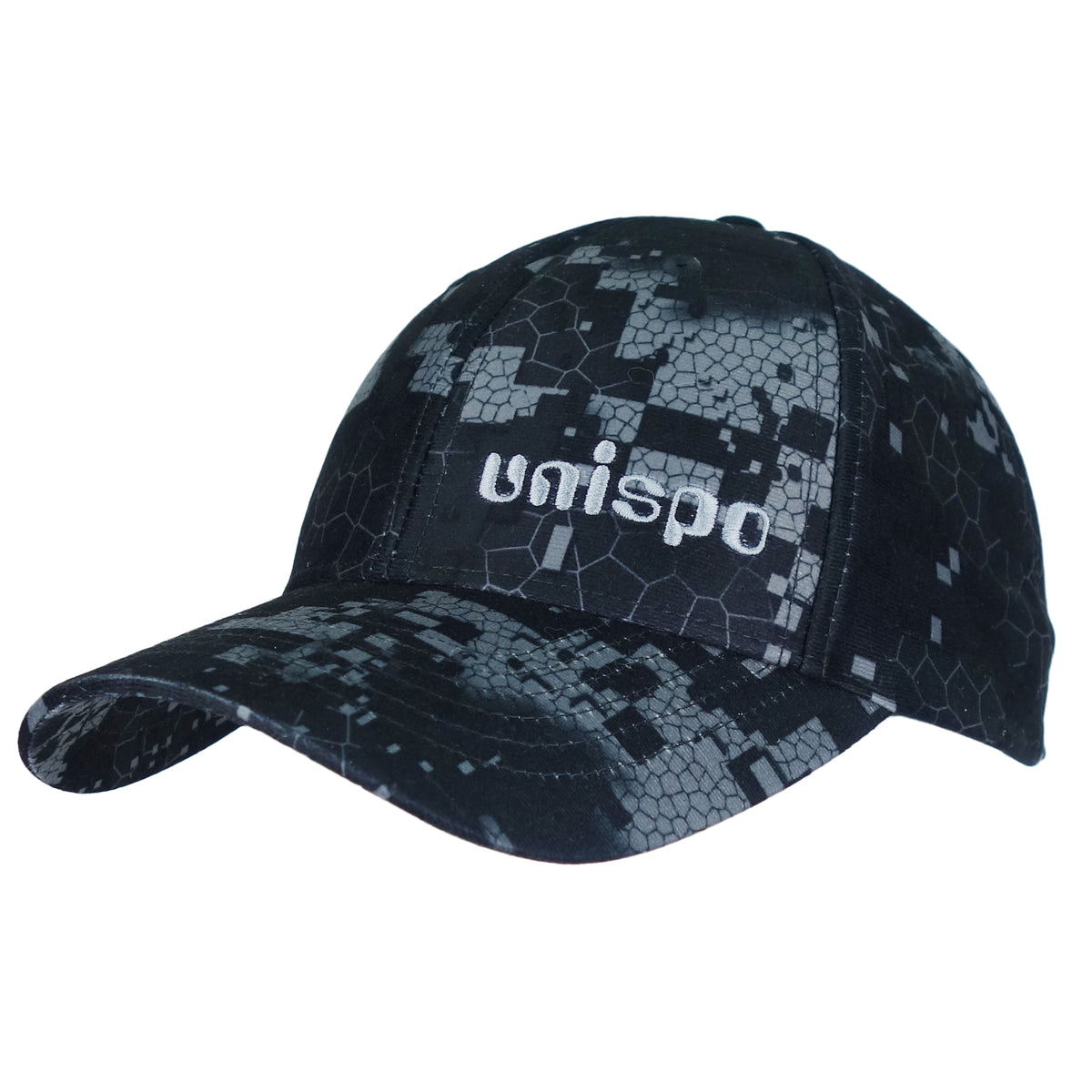 UNISPO-022 BLAK  Camo. Baseball Cap