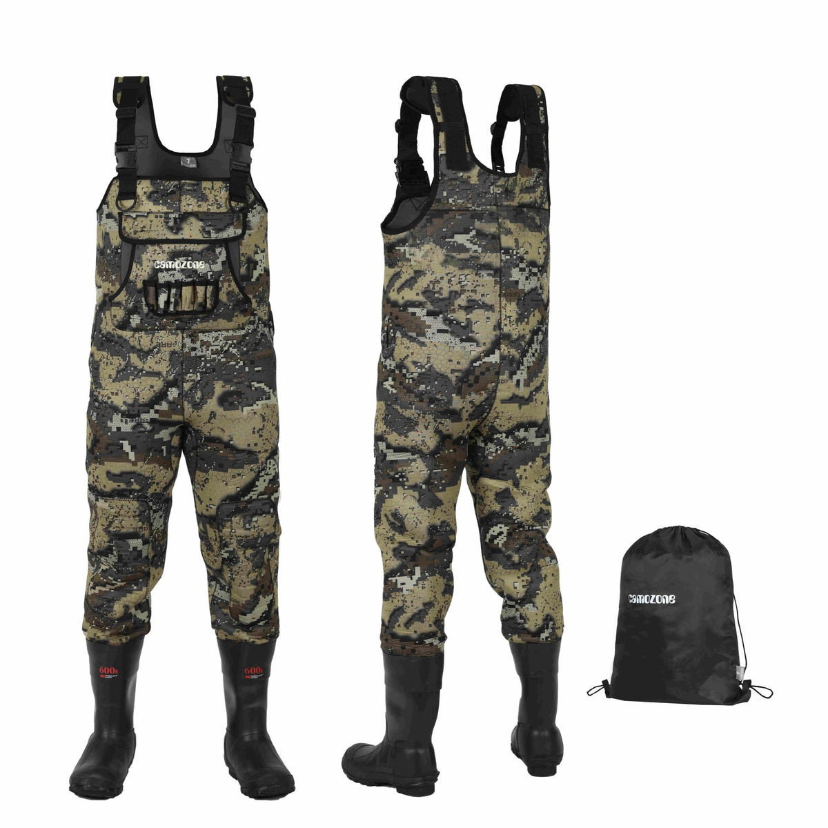 UNISPO-013 Bare Neoprene Bootfoot Chest Wader