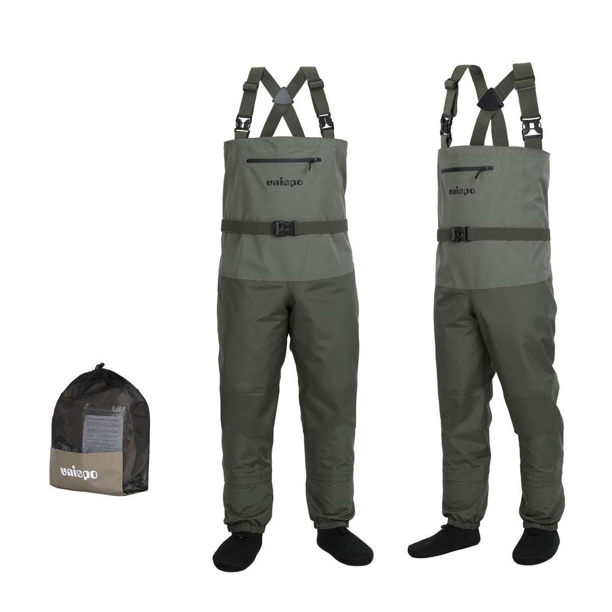 UNISPO-018 Backwater Breathable Stockingfoot Chest Wader