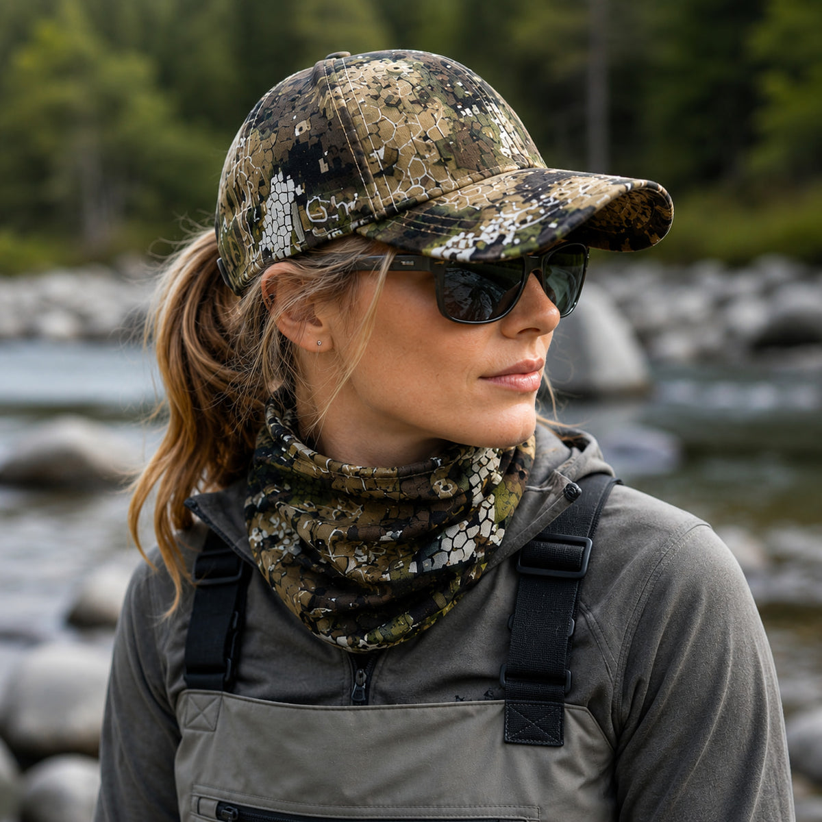 UNISPO-023 VEIL Camo. Neck Gaiter
