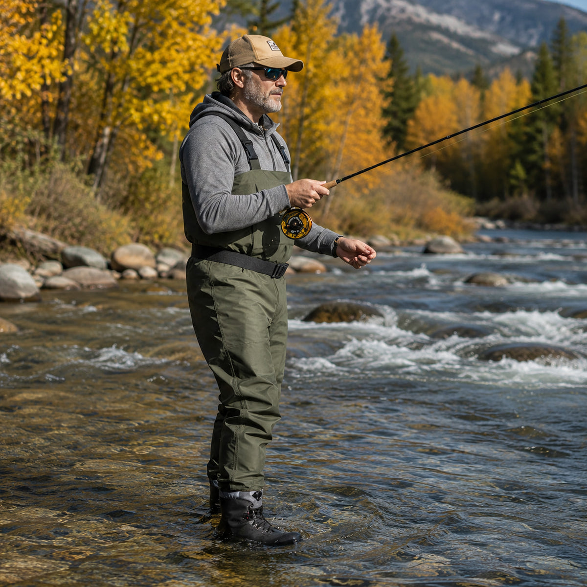 UNISPO-017 Streamlin Breathable Stockingfoot Chest Wader