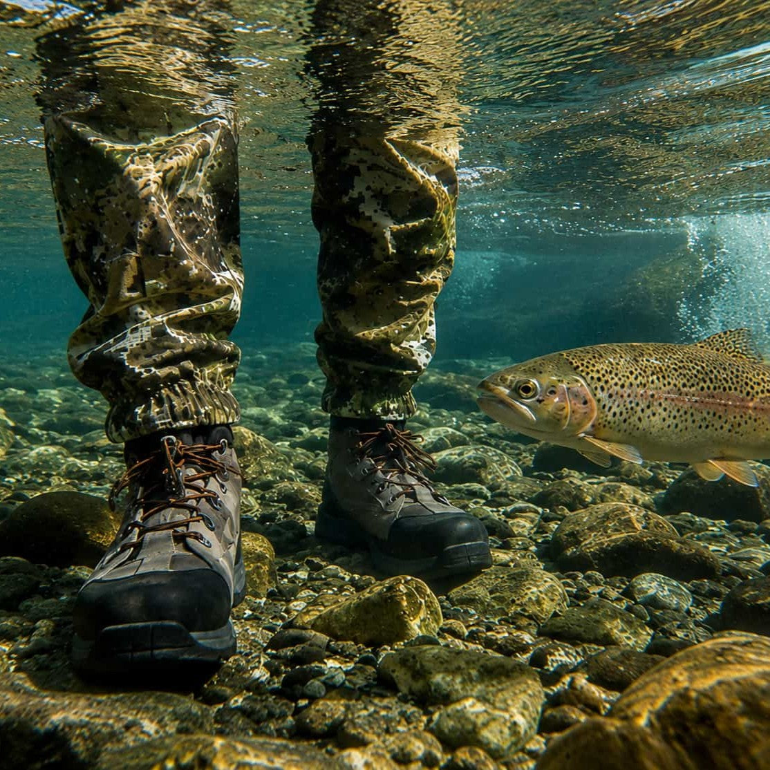 UNISPO-012 Veil Breathable Stockingfoot Waist Wader