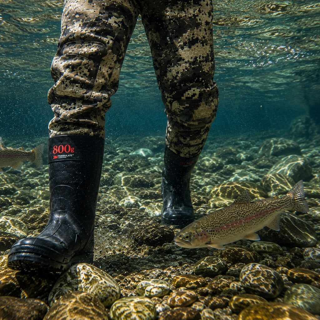 UNISPO-014 Bare Neoprene Bootfoot Waist Wader