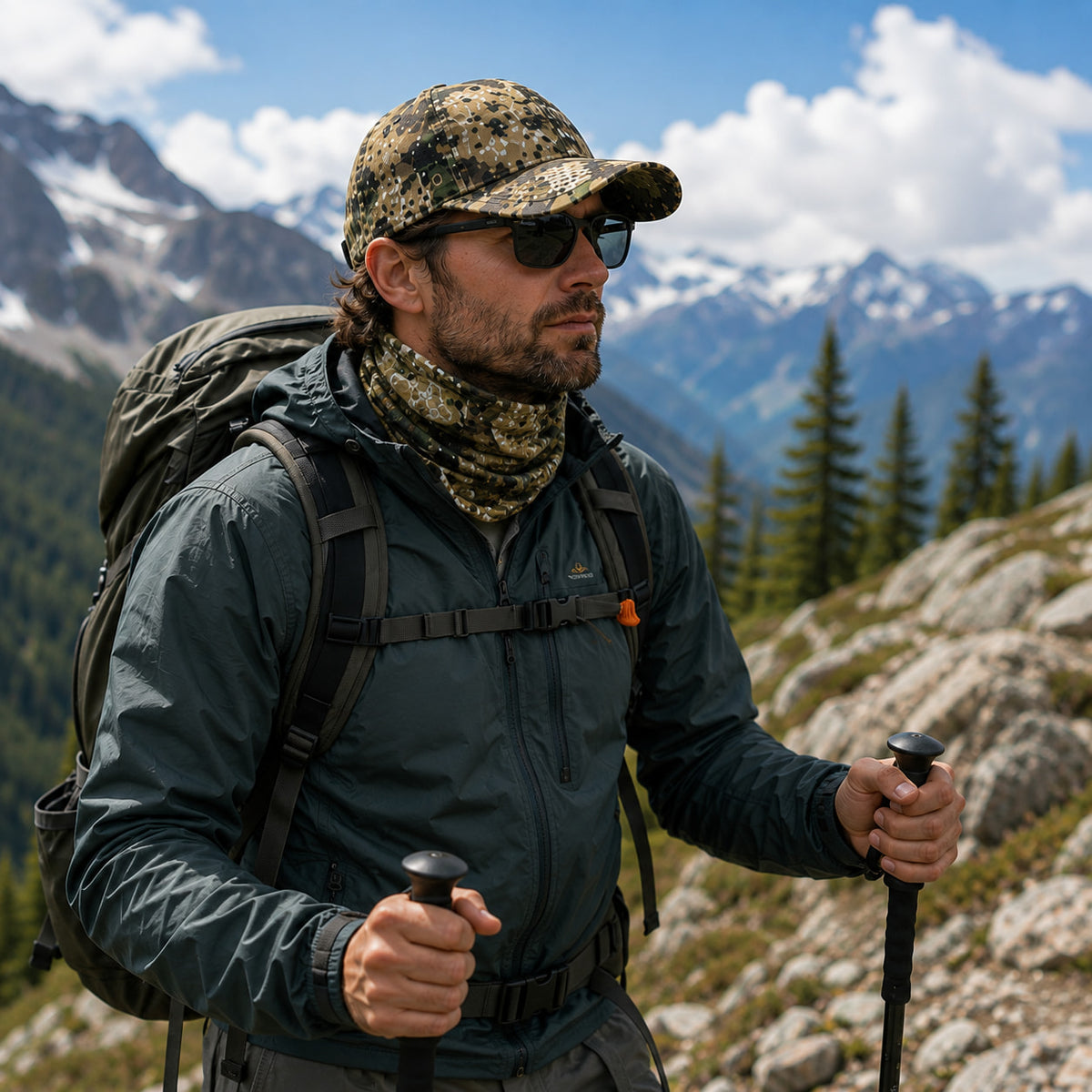 UNISPO-023 VEIL Camo. Neck Gaiter