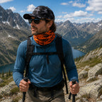 UNISPO-023 FIRE Camo. Neck Gaiter