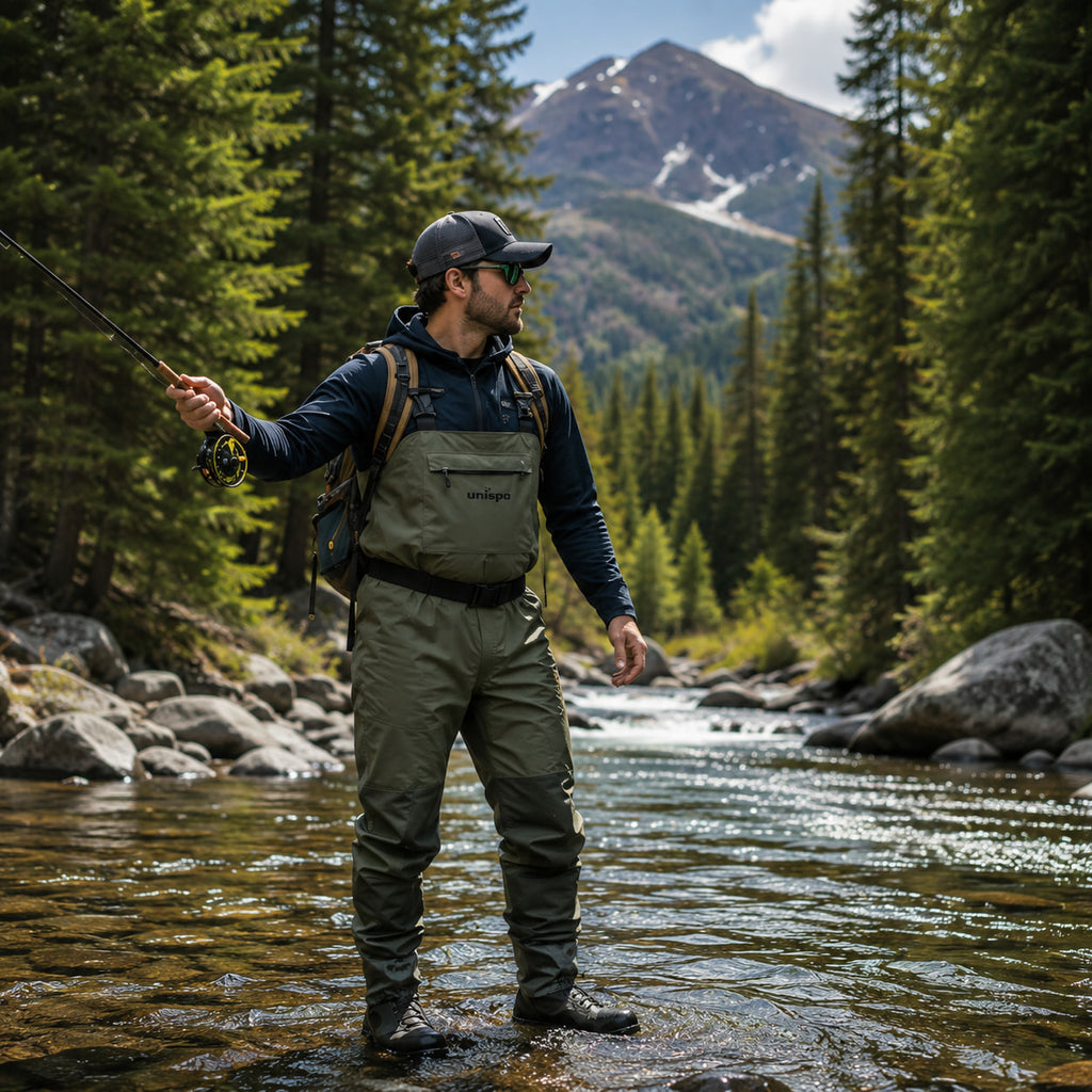 UNISPO-017 Streamlin Breathable Stockingfoot Chest Wader