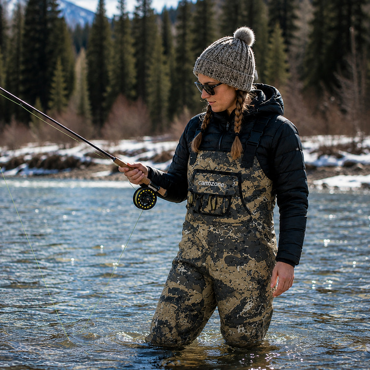 UNISPO-013 Bare Neoprene Bootfoot Chest Wader